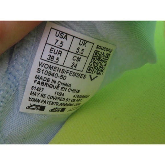 Saucony Endorphin Speed 4 Shoes Womens Size 7.5 Blue Running Sneakers S10940-50 - Picture 11 of 11